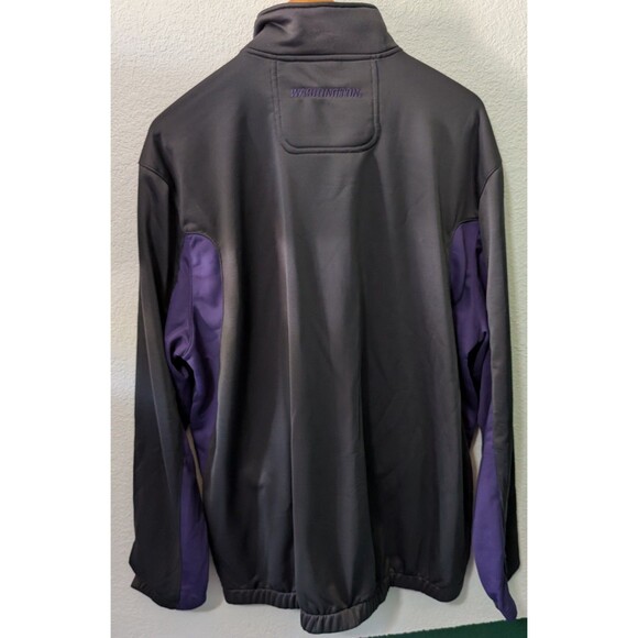 Nike UW Dri-Fit Jacket Gray Purple Gold Zip Up Men'ssize XL Dawgs Huskies (000) - Picture 2 of 4